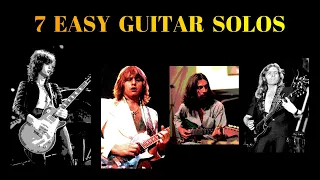7 EASY GUITAR SOLOS FOR INTERMEDIATE TO POST-INTERMEDIATE PLAYERS