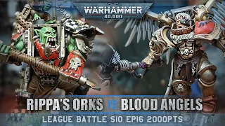 Blood Angels vs Orks Warhammer 40k Battle Report 9th Edition 2000pts S10EP16 COUNTERPUNCH!