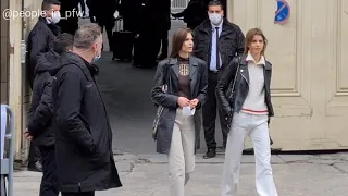 Chanel SS21 Models Exit fashion show in Paris - 06.10.2020