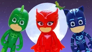 PJ Masks Game | Crocodile Hiding In City Night Toys