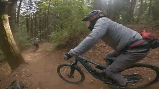 Steepest Chute I've done - UCSC Mtb