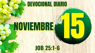 Devocional diario Tiempo con Dios 15 de Noviembre