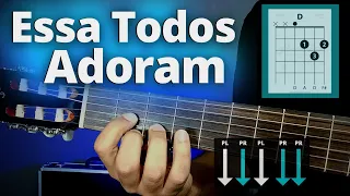 Como Tocar Tocando em Frente No Violão, Almir Sater Simplificada (SEM PESTANAS)