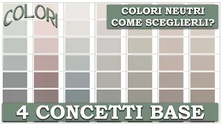 INTERIOR DESIGN COLORI- Come scegliere i colori neutri per casa? 4 concetti base per non sbagliare!