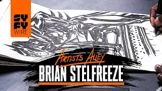 Brian Stelfreeze Draws Batman | SYFY WIRE