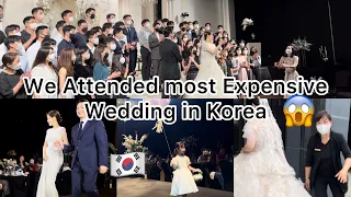 We attended most expensive wedding in Korea 😱