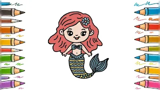 Mermaid/ How to draw a Mermaid