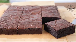 Ultimate Fudgy Brownies | Egg & Eggless Version