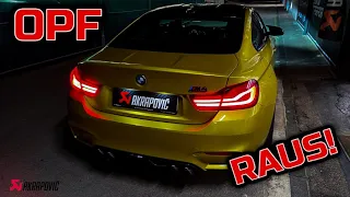 AKRAPOVIC EVOLUTION Titan Abgasanlage passend für BMW M4 F82 Competition mit OPF / Erklärung OPF