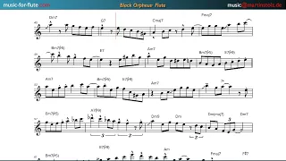 How to play”Black Orpheus“ (A day in a life of a fool/ Manhã de Carnaval) for Flute · including solo