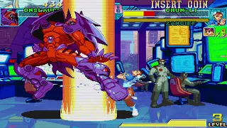 MARVEL VS CAPCOM: Clash of The Super Heroes Boss Hack - Arcade Mode Onslaught