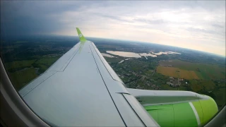 Landing at Bryansk 04.08.17 Embraer 170 VQ-BYB S7 Airlines