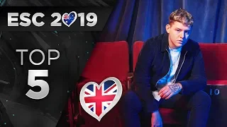 Eurovision 2019 - Top 5 (So Far) + 🇬🇧