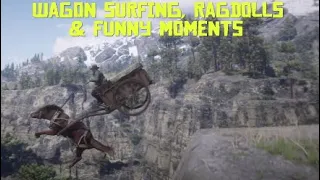Red Dead Redemption 2 Wagon Surfing, Stunts & Fails, Ragdolls & Funny Moments
