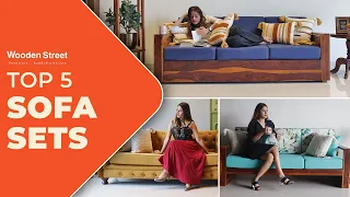 Top 5 Sofa Sets in India | Best Modern Sofa Designs by WoodenStreet