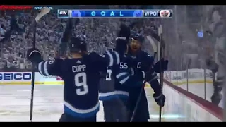 Blake Wheeler 1-1 Goal Vs Blues Game 2 2019 Stanley Cup Playoffs