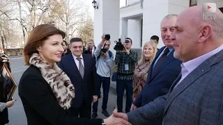 Марина Порошенко з робочим візитом у Білій Церкві