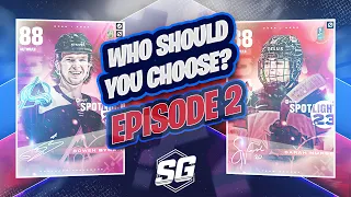 BEST CARDS TO CHOOSE IN NHL 23 HUT! | EP 2