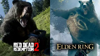 Peaceful Wildlife - Elden Ring VS Red Dead Redemption 2