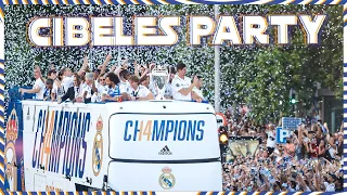 CHAMPIONS LEAGUE PARTY at CIBELES | Real Madrid