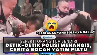 MOMEN HARU Bocah Yatim Piatu Cerita Kisah Hidup, Polisi Langsung Menangis, "jadi anak soleh ya.."