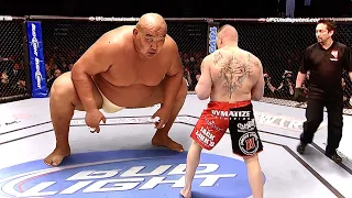 Sumo Wrestler vs MMA Fighter