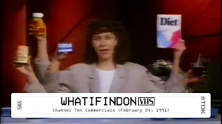 Channel Ten Commercials (February 24, 1991)