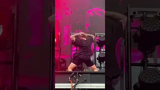 Post￼ Malone dancing like Napoleon Dynamite on stage