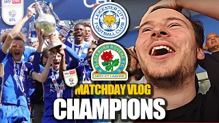 CHAMPIONS AGAIN OLE OLE! LEICESTER CITY 0-2 BLACKBURN ROVERS VLOG