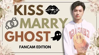 K-POP DATING GAME | KISS, MARRY, GHOST - FANCAM EDITION (Male Idols) [33 Rounds]