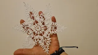 Szydełkowa gwiazdka 3d  # 3 crochet snowflake 3d  # 3