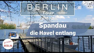 (4K] Berlin tour - from north to south #2 - Spandau, along the Havel river