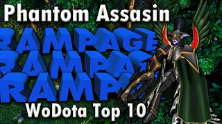 Phantom Assasin 3x Rampage DotA - WoDotA Top 10 by Dragonic