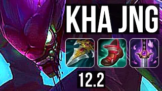 KHA vs TALON (JNG) | Rank 2 Kha, 7/0/3, 3.4M mastery, 1200+ games, Godlike | KR Master | 12.2