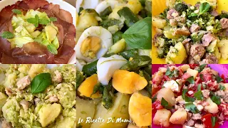 5 idee per INSALATE DI PATATE FACILI,VELOCI,GUSTOSE PER MARE/MONTAGNA/LAVORO- Quick And Easy Recipes