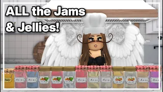 All the Jams & Jellies from the Bloxburg SPRING UPDATE