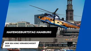 Gänsehaut-Moment: Sea King's vorletzter Flug über dem Hamburger Hafen