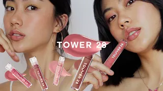 Tower28 ShineOn Milky Lip Jelly  | Lip Swatches & Review