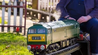 Scratch built 5” Gauge British Rail Class 47 Diesel - Bashers eye view of SAMES