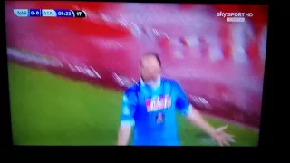 Gol higuain Napoli-Atalanta 2:1