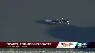 Person missing after boat capsizes in San Joaquin River in Lathrop, sheriff's office says