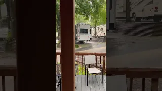 Cabin Life In Hot Springs Is Like This 🌧️ #hotsprings #arkansas #flooding