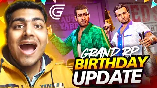 Celebrating Grand RP's Birthday In GTA 5 RP | Mega Update | GTA 5 Grand RP #51