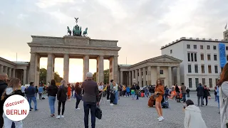 [4K] Berlin Walking tour - the historic center of Berlin - on German Unity Day 2020