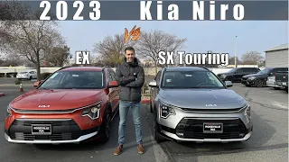 The all-new 2023 Kia NIRO EX  vs  SX Touring