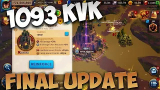 1093 KVK FINAL UPDATE (RIP Crazy60) | Rise of Kingdoms