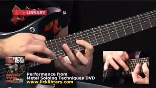 Andy James - Solo Performance - Metal Edge Soloing Techniques Guitar Lesson DVD Licklibrary