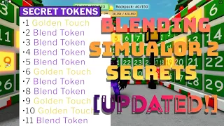 Blending Simulator 2 All Secret Tokens & Codes! [Updated 2022]