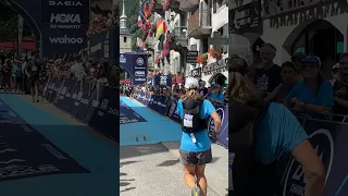 Sarah finishing UTMB .. my hero 🥰