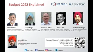 Policy Circle Webinar Union Budget 2022 Explained